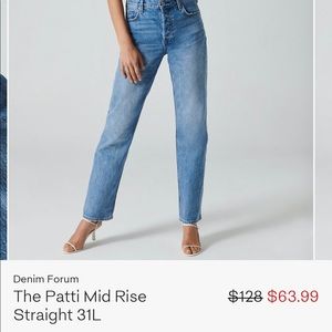 Denim Forum - the Patti mid rise size 23